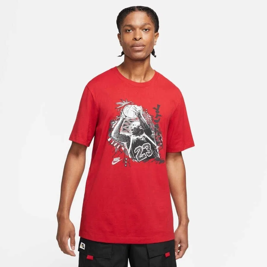 Спортивная футболка с принтом Air Jordan Mj Vintage Gfx Nike, Красный