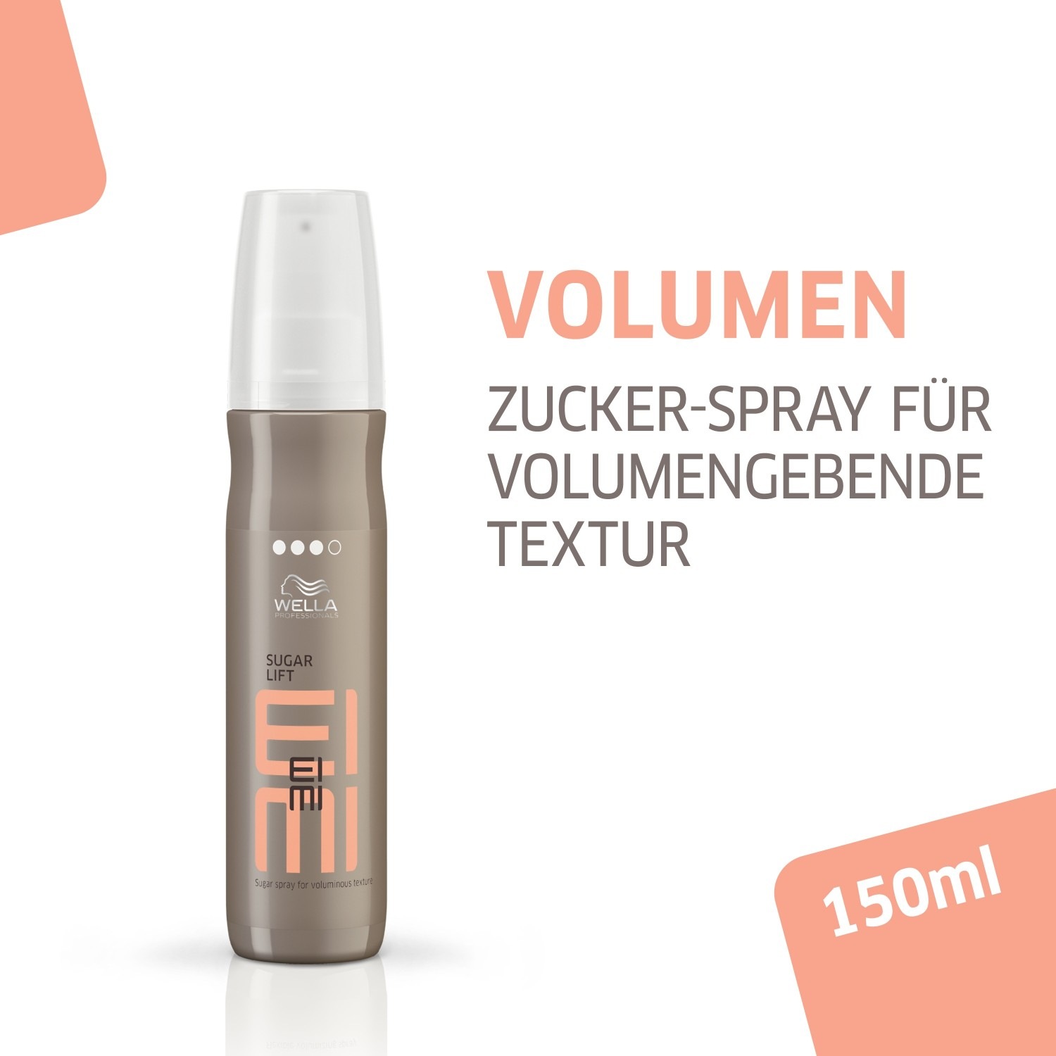 Лак для волос eimi volume sugar lift volumenspray Wella Professionals, объем 150 мл — фото 2