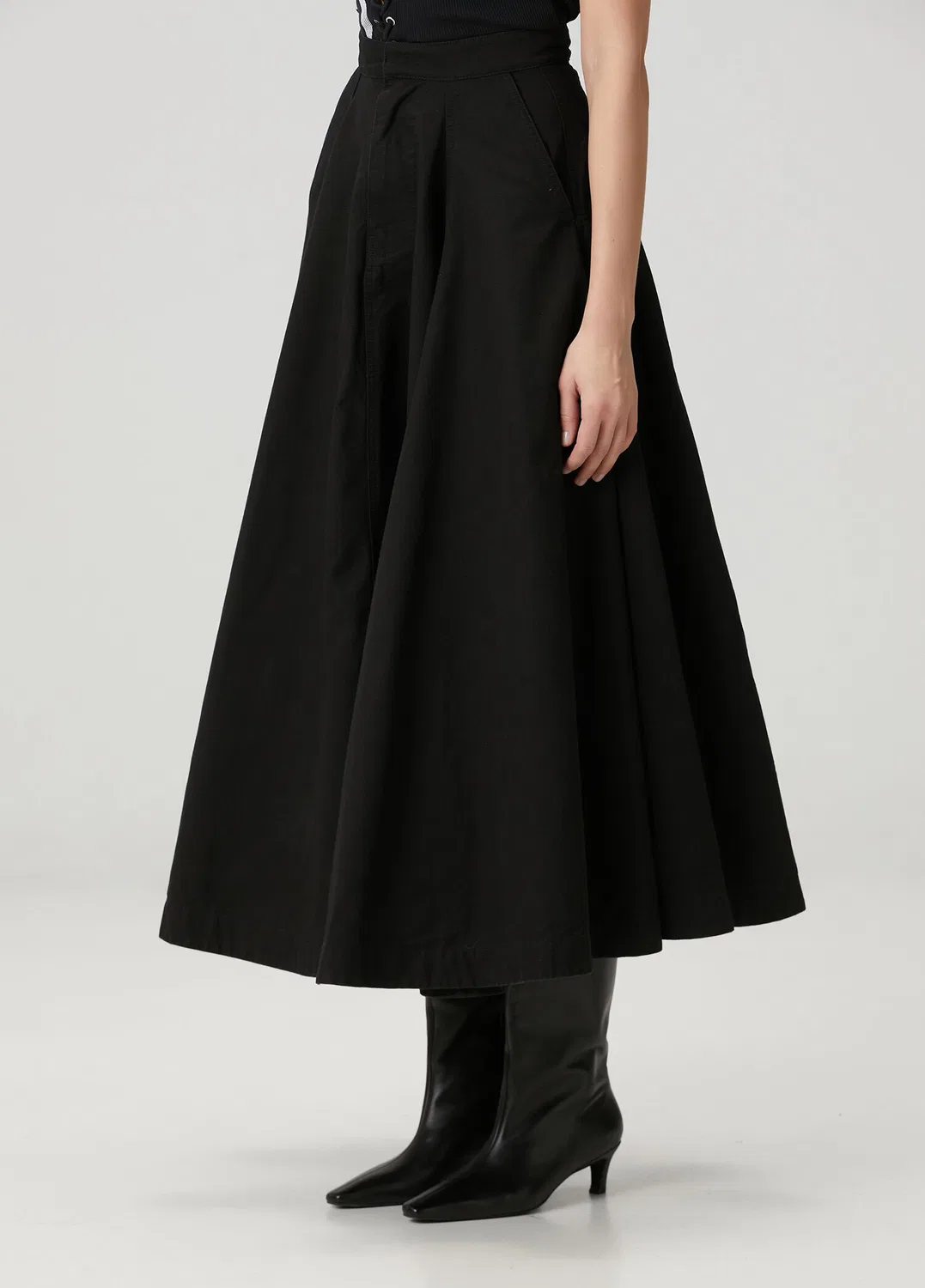 Юбка миди Balenciaga, black — фото 3