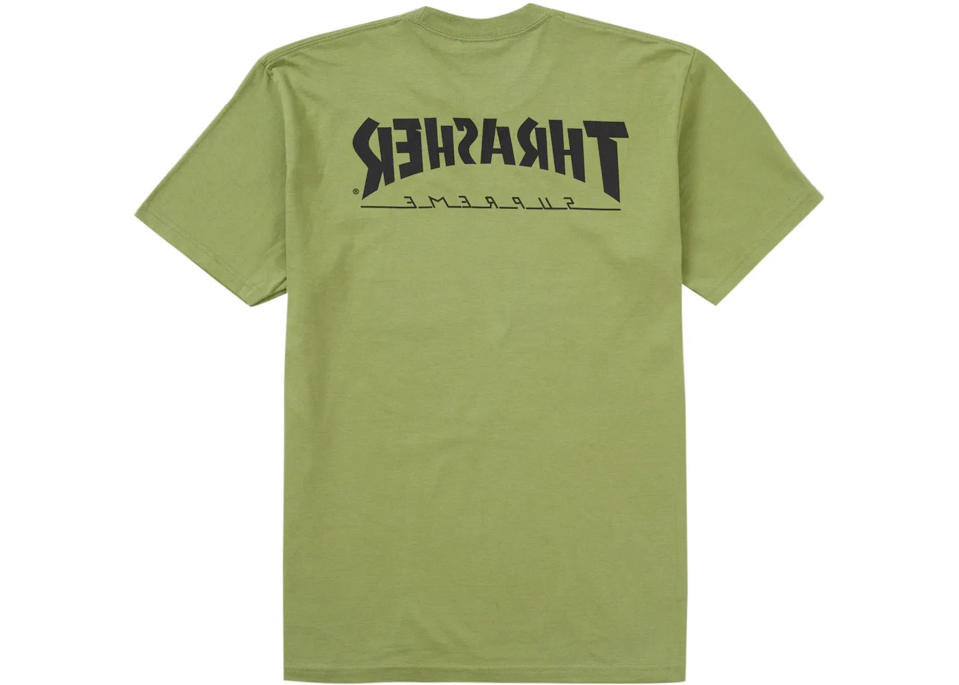 Мужская футболка с принтом Supreme Thrasher Harold Tee, Moss — фото 2