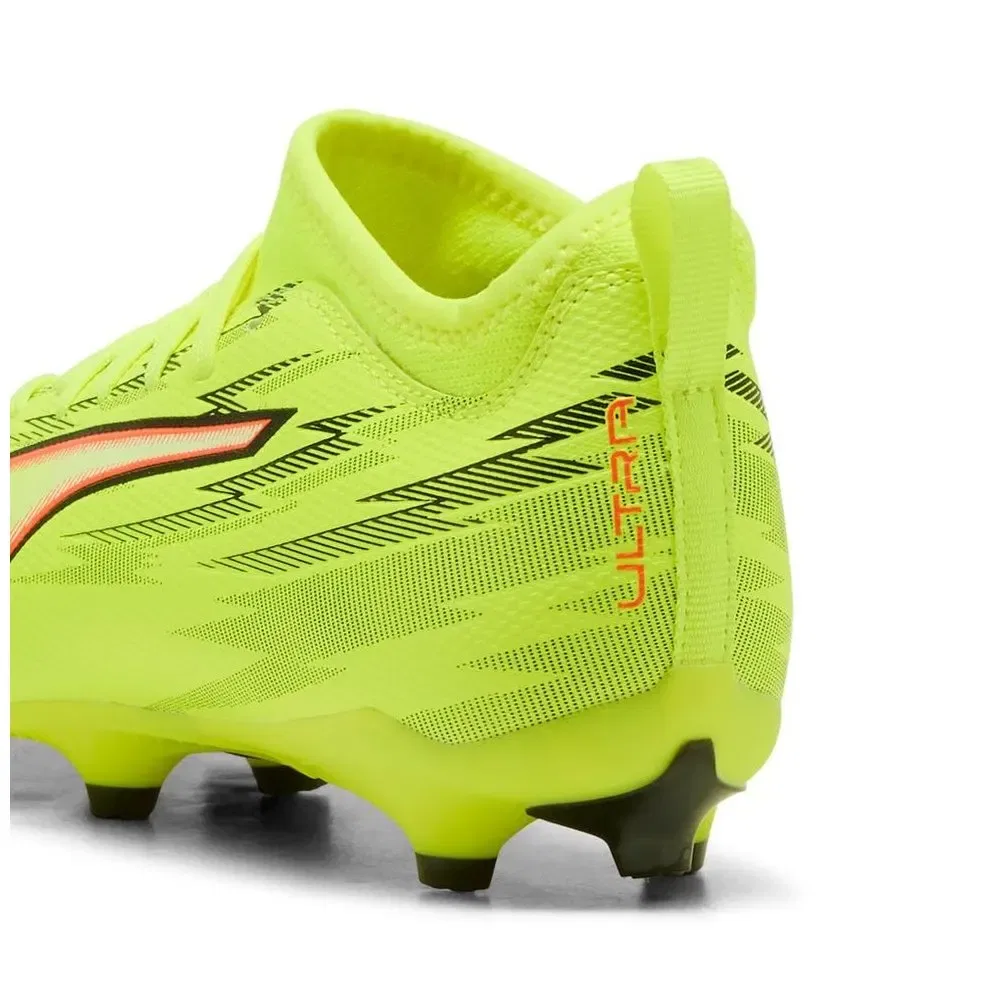 Футбольные бутсы детские Ultra 6 Match FG-AG JR Puma, желтый — фото 2