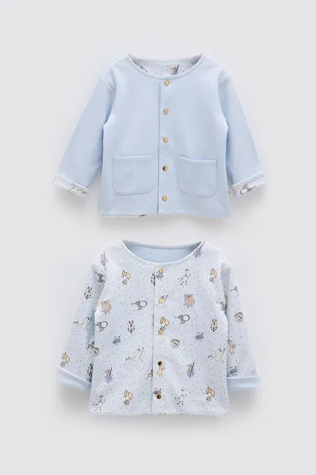 Детский кардиган хлопковый Atelier Babbi, Theatre Blue