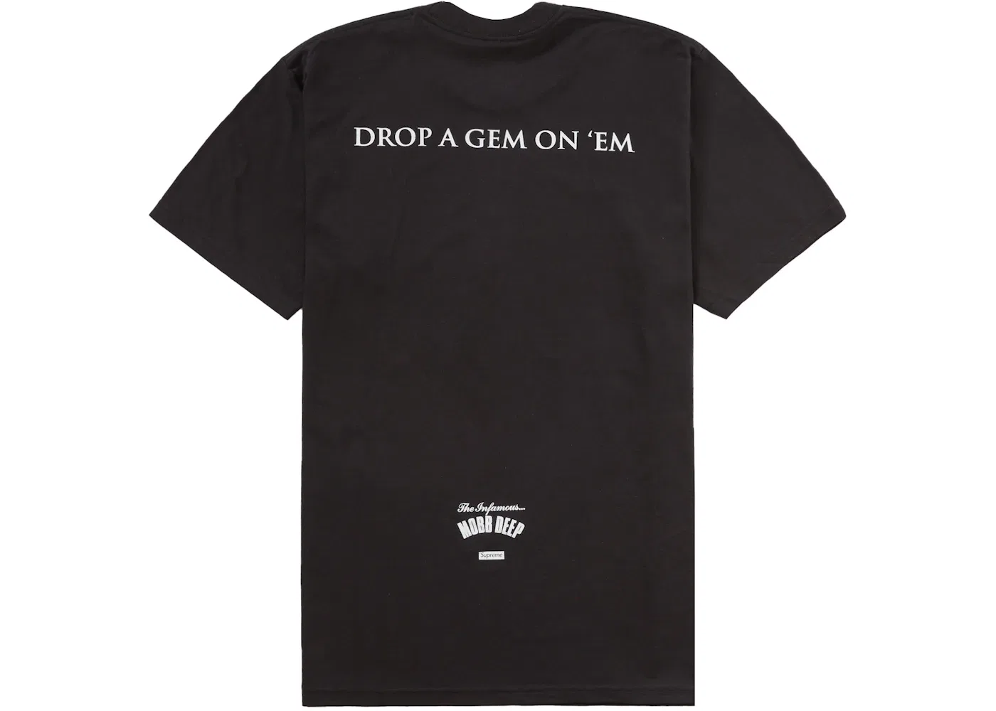 Мужская футболка с принтом Supreme Mobb Deep Dragon Tee, Black — фото 2