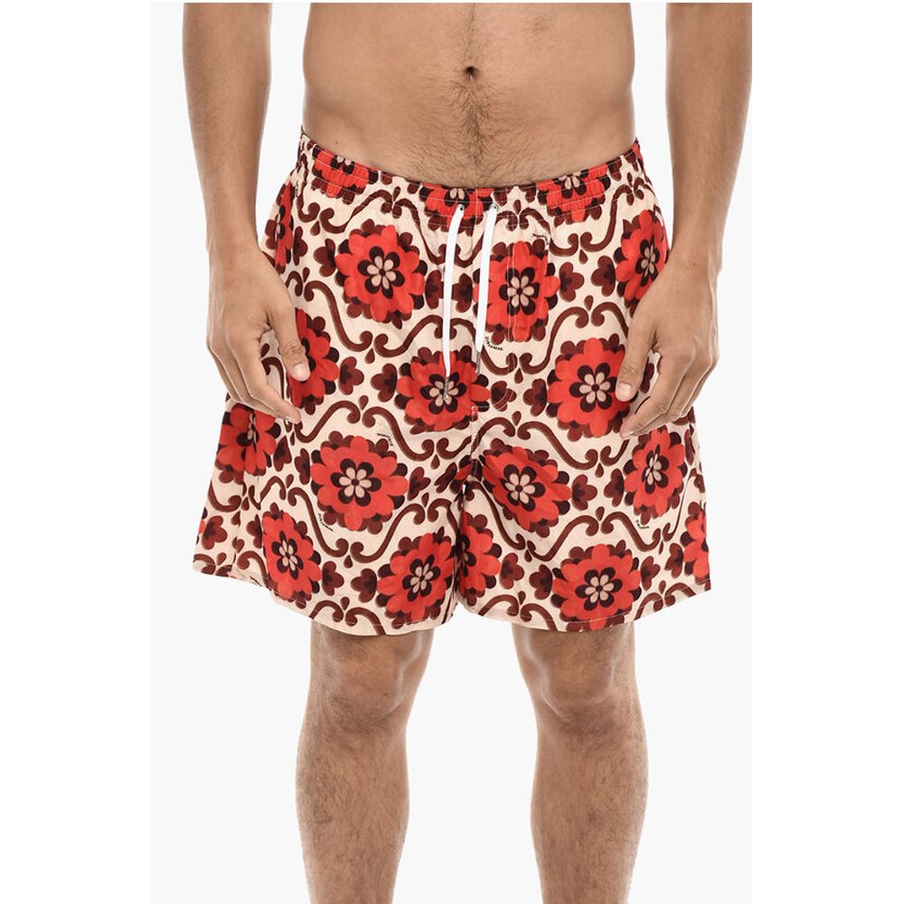 

Шорты для плавания с цветочным принтом Dsquared2, Red