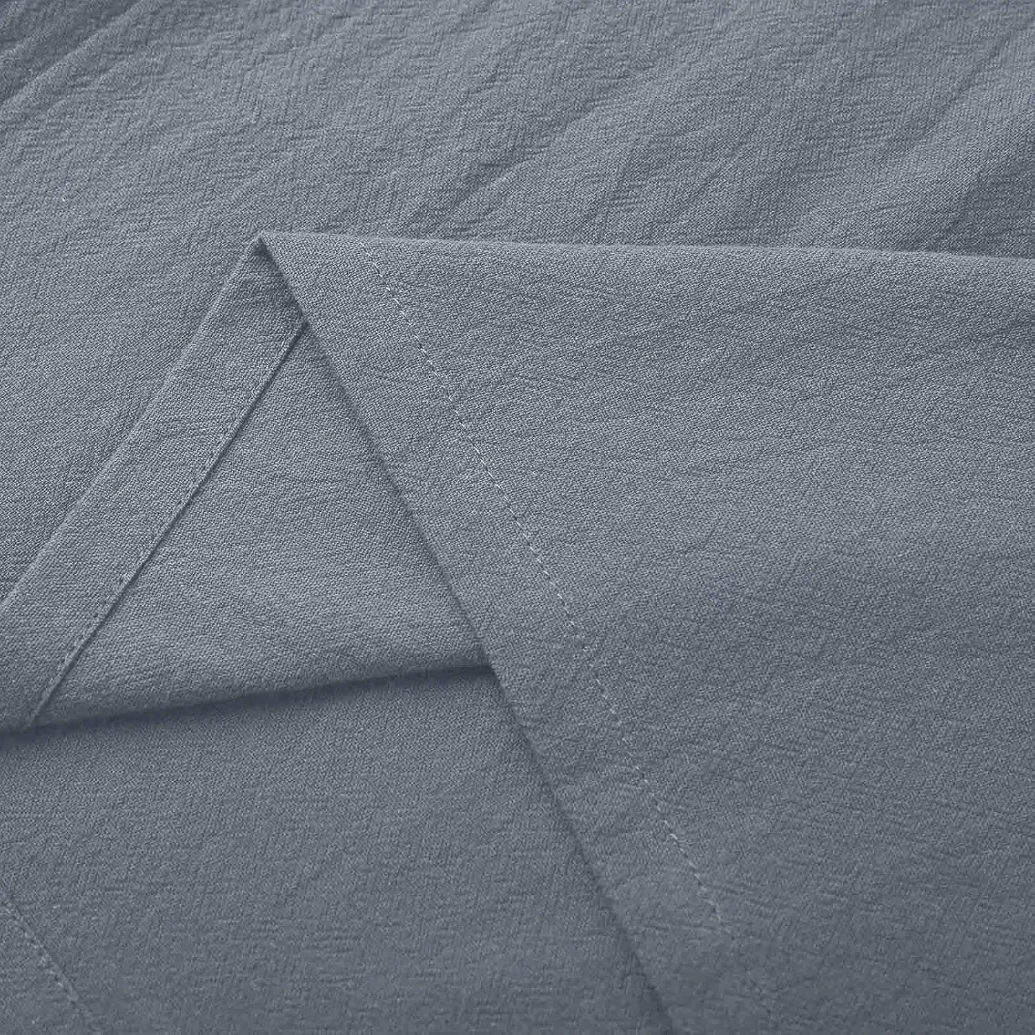 Мужская футболка свободного кроя с V-образным вырезом Grey — фото 4
