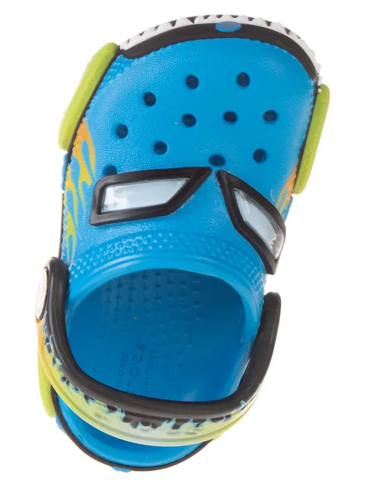 Сабо с принтом IAM Monster Truck Crocs, синий — фото 4