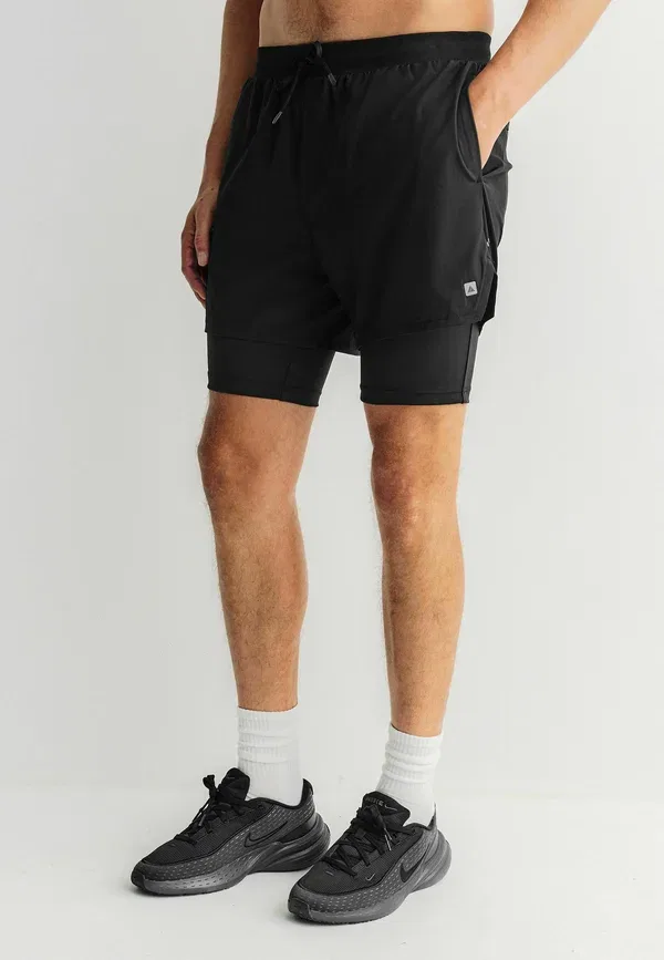 Брюки из полиэстера с эластаном Active 2-in-1 2 Pack Next black, черный — фото 4