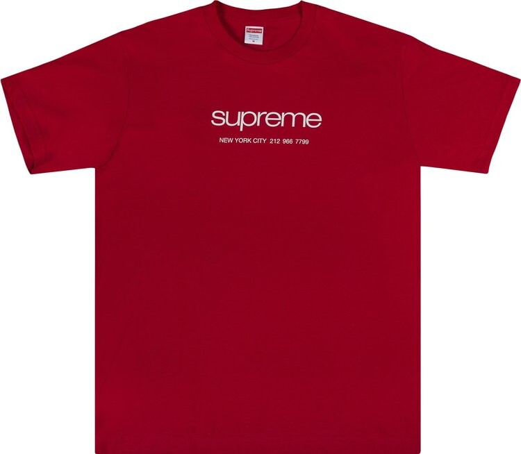 

Футболка Supreme Shop Tee 'Red', красный