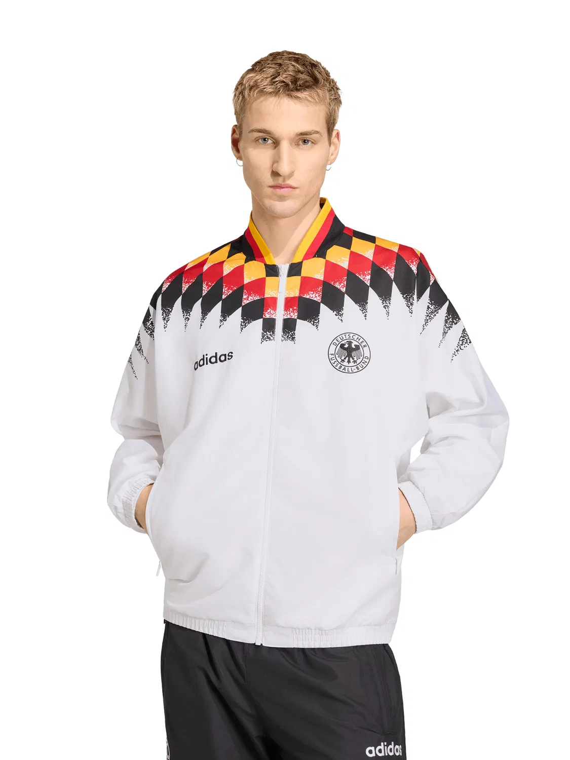Спортивная куртка Adidas Performance DFB 94 белого цвета — фото 2