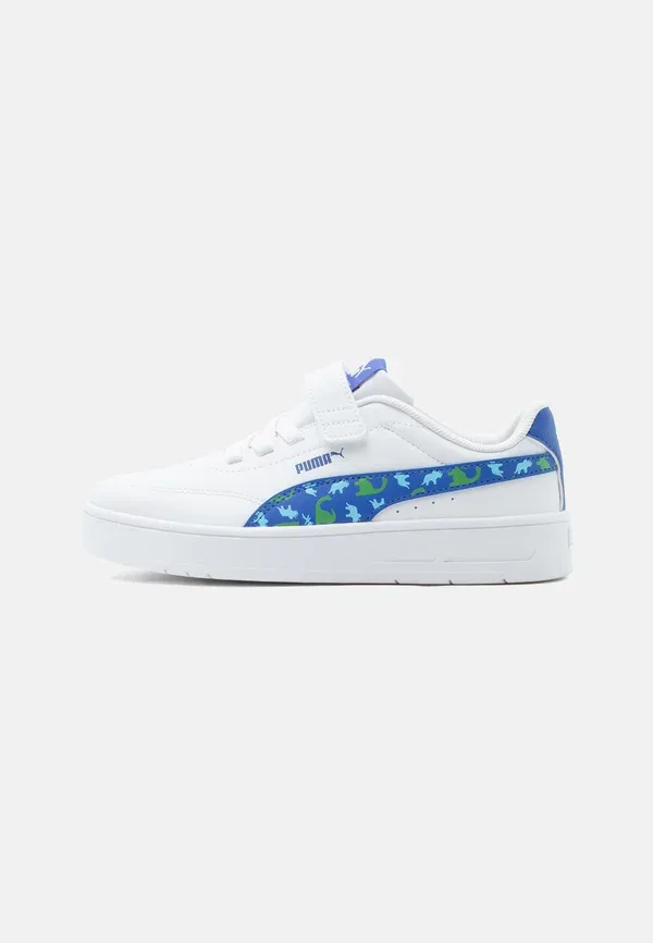 Кроссовки из экокожи Court Classic Clean Dino Unisex Puma, белый