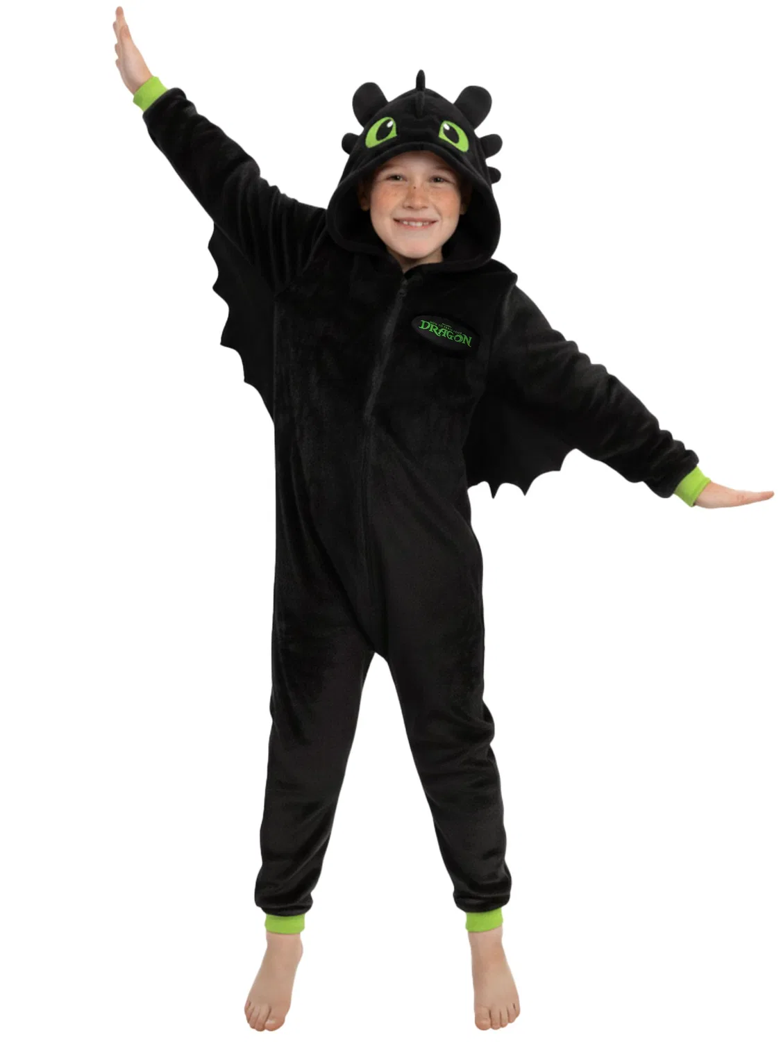 Комбинезон-пижама How to Train Your Dragon, Toothless, бренд Character, черный