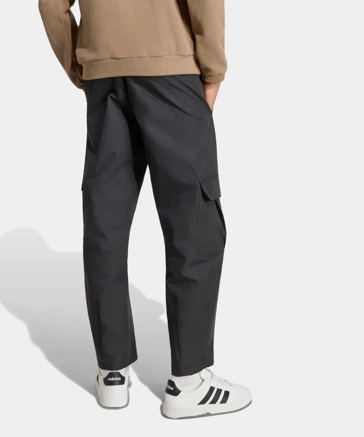 Детские брюки свободного кроя с принтом Future Icon Barrel Shape Cargo Adidas, Black — фото 4