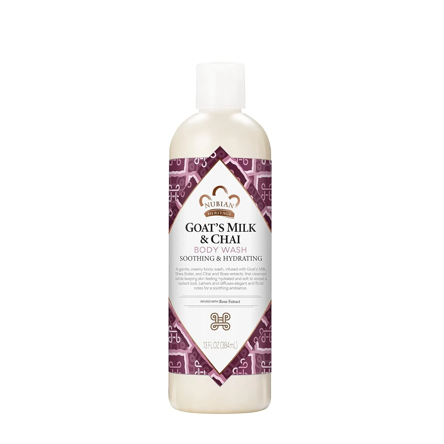 Гель для душа Nubian Heritage Goats Milk and Chai, 384 мл, Mango