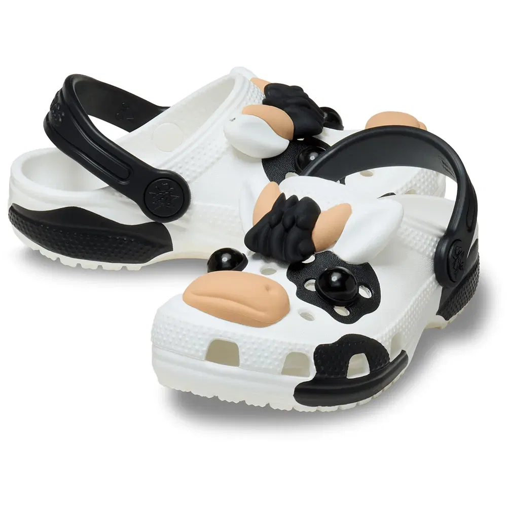 Классические сабо Crocs IAM Cow, белый — фото 3