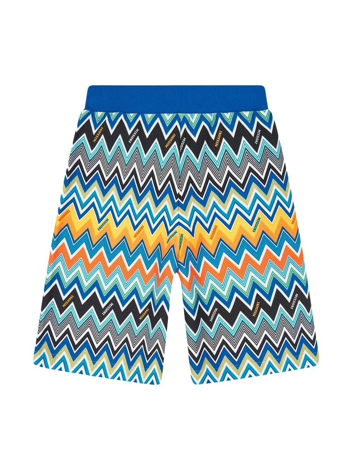 Шорты с зигзагоподобным принтом Missoni, королевский синий — фото 4