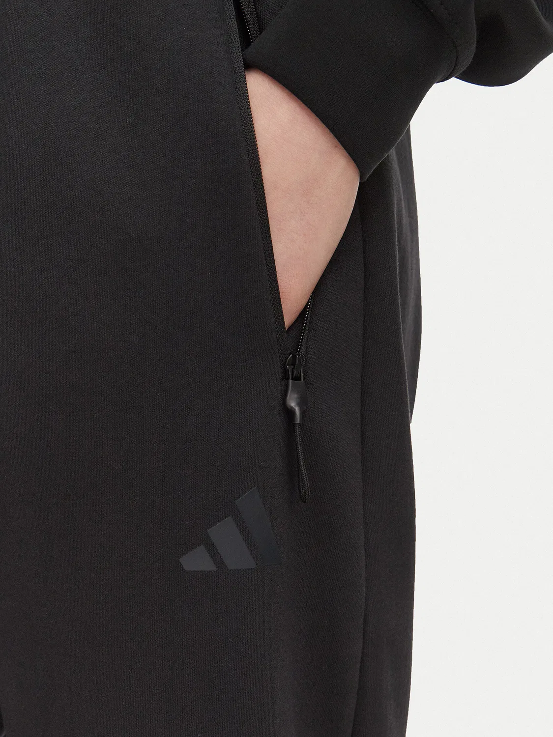Женские спортивные брюки свободного кроя Z.N.E. Open Hem Adidas, черный — фото 4
