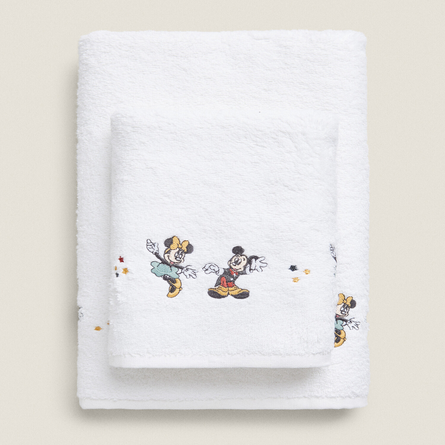 

Детское полотенце с каймой Zara Home Mickey Mouse Disney, белый