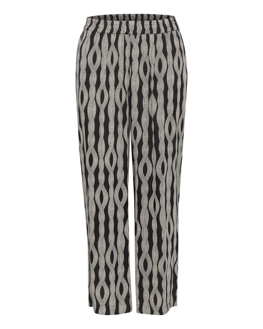 

Тканевые брюки Kaffe Loose fit Pants Sanne, цвет grey/black