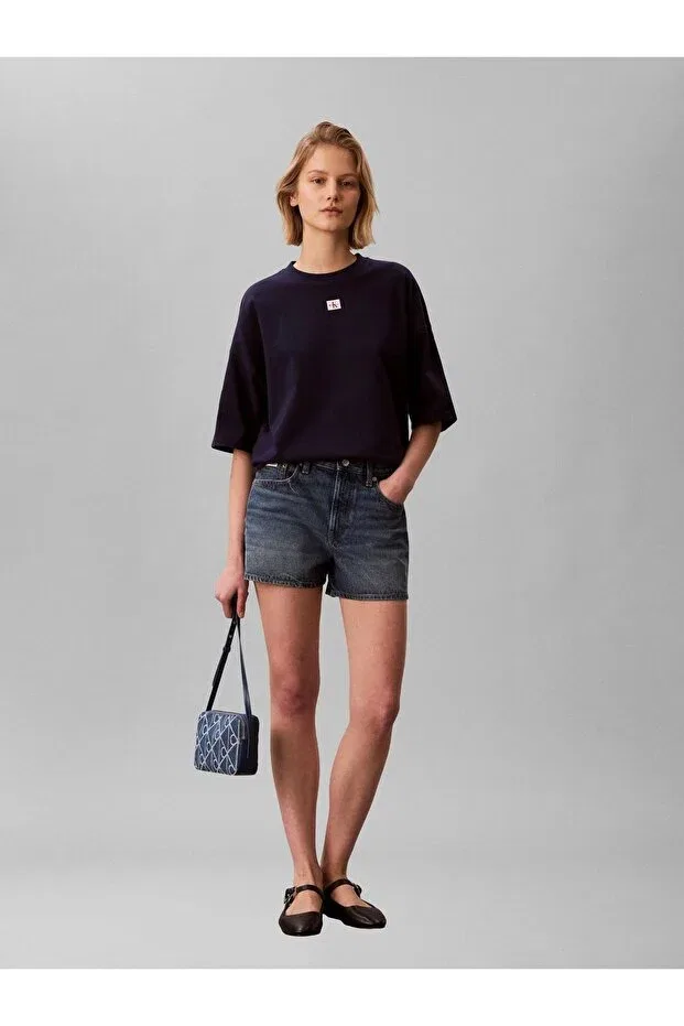 Женская футболка с геометрическим принтом Calvin Klein, Purple