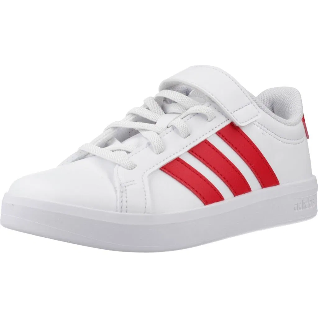 Детские кроссовки с липучкой Grand Court 3.0 El Adidas, Weiß