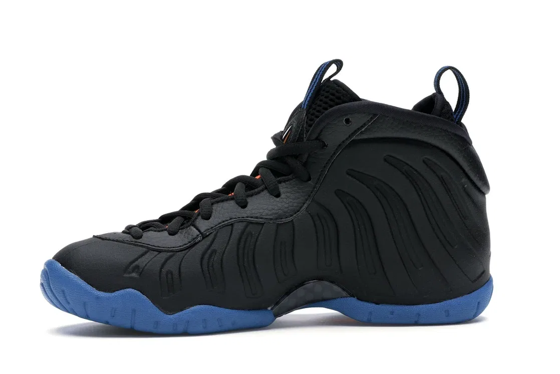 Детские кроссовки Lifestyle Nike Air Foamposite Pro, Black/Total Orange-Battle Blue — фото 3