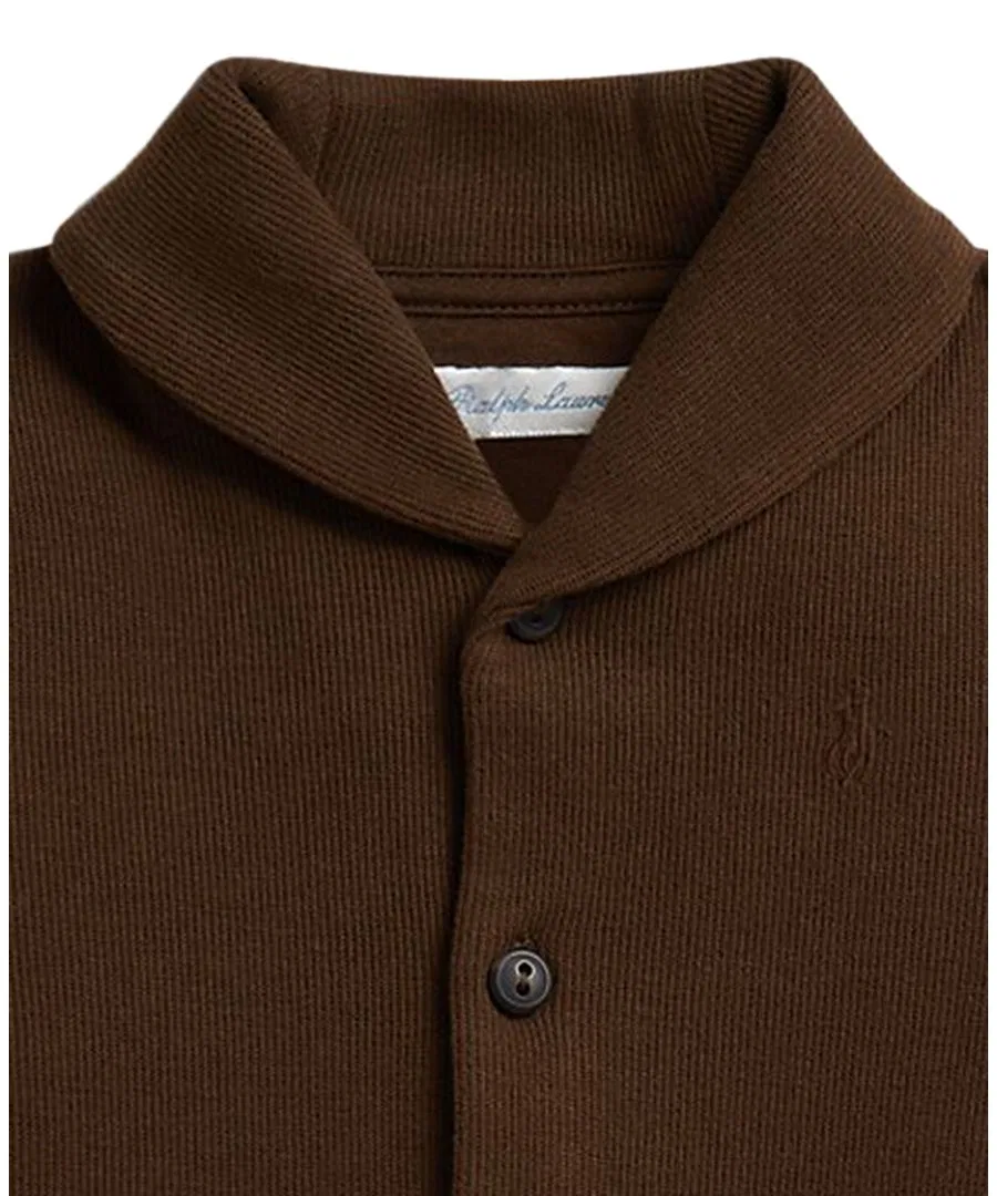 Детский комбинезон с длинным рукавом Polo Ralph Lauren, Chocolate — фото 3