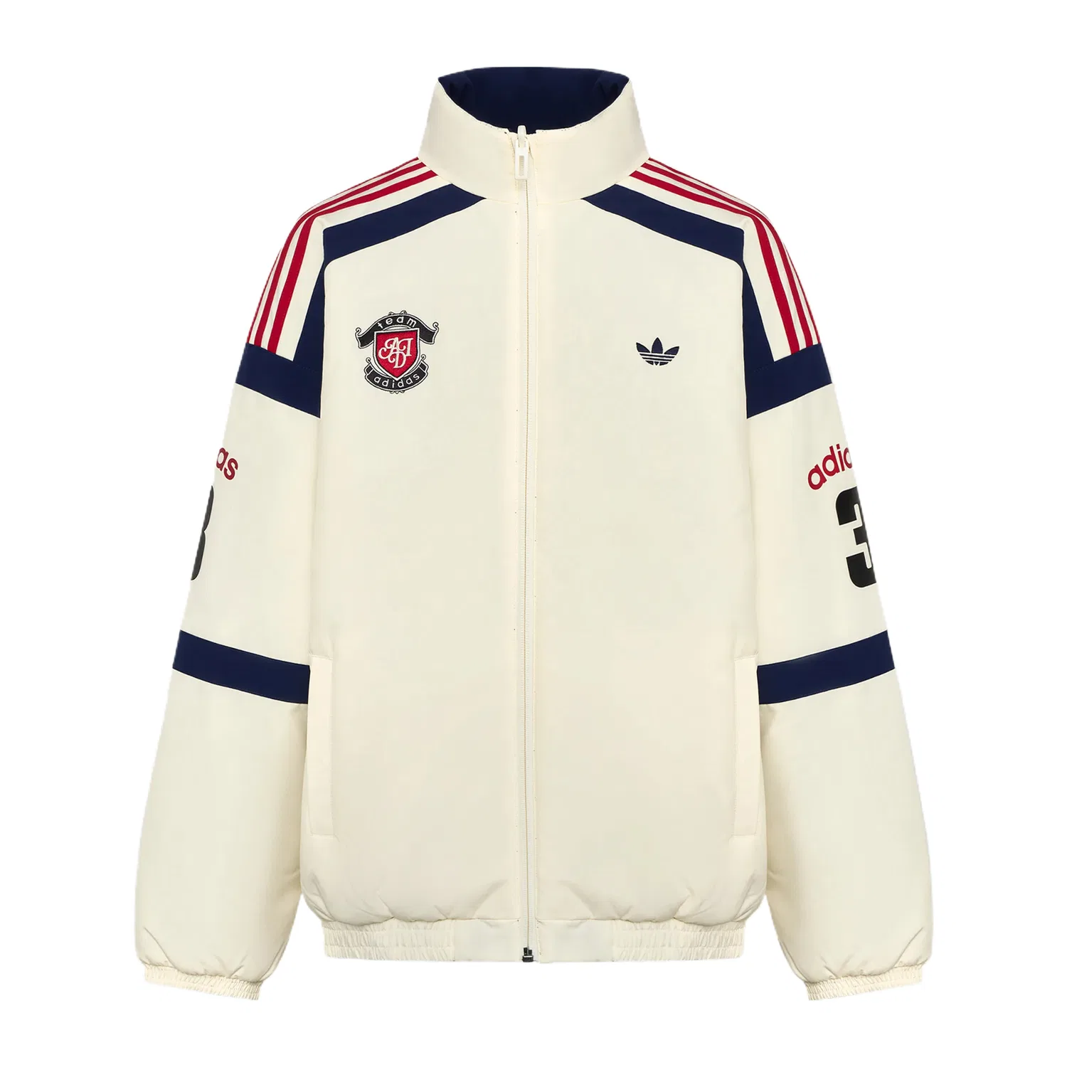 Детская куртка с утеплителем Adidas Originals, Ivory