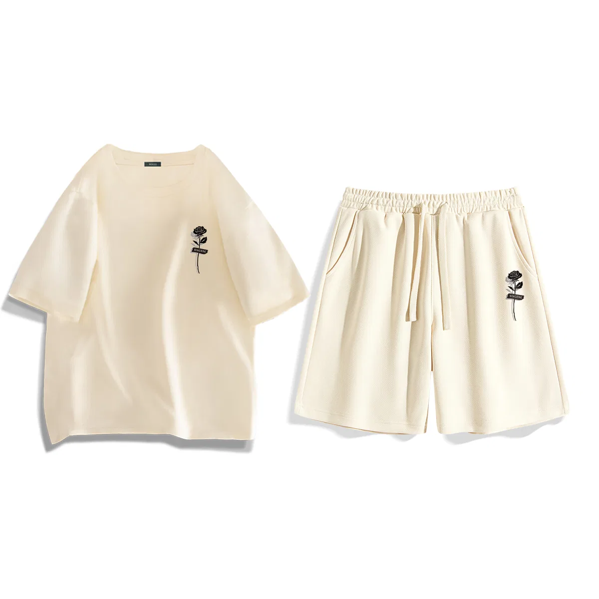Детский комплект спортивной одежды Sincerity Flower Language MINISO, Light Beige