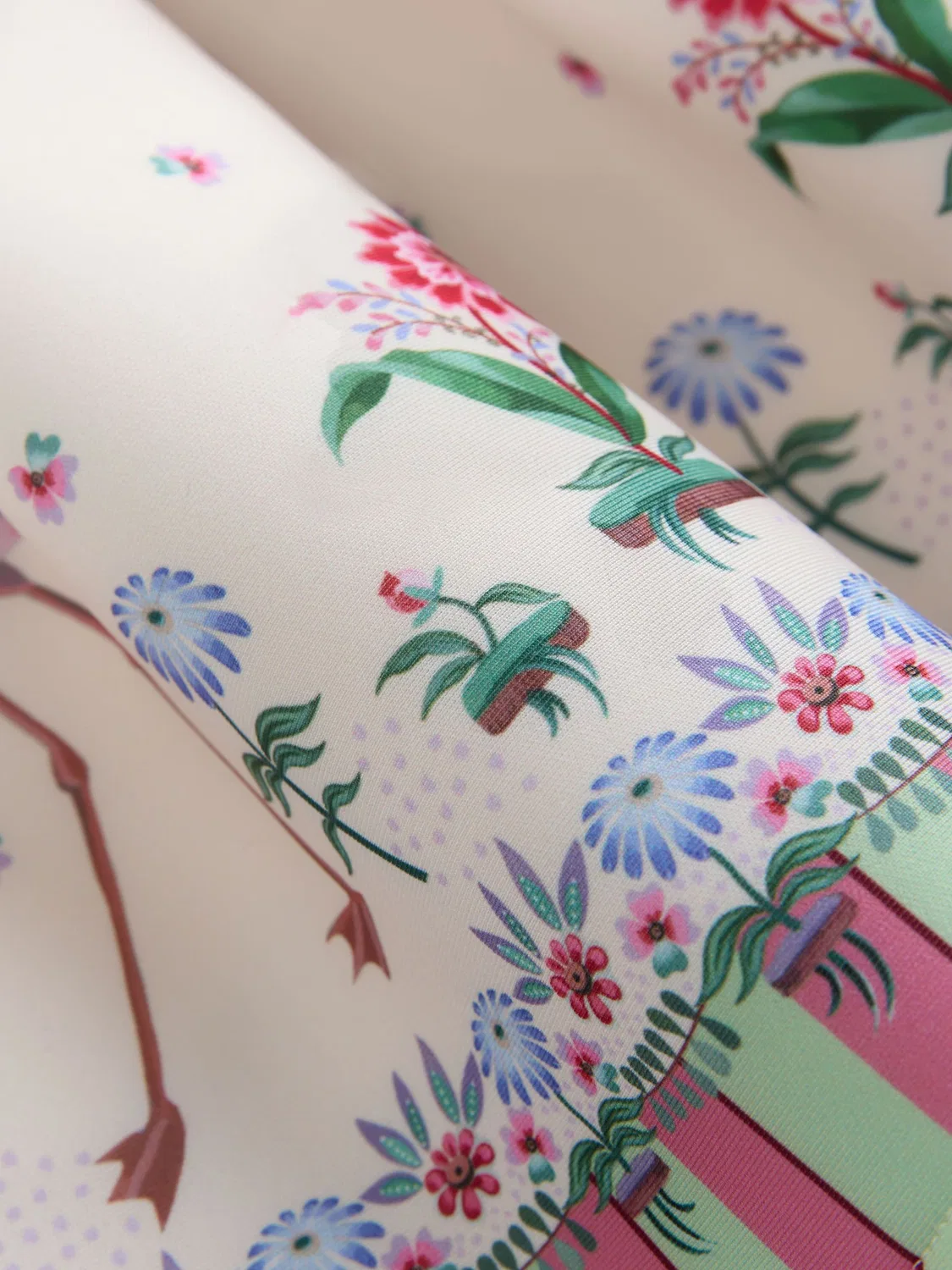 Платье с бантом, складками, Cath Kidston Next, розовое/кремовое — фото 4