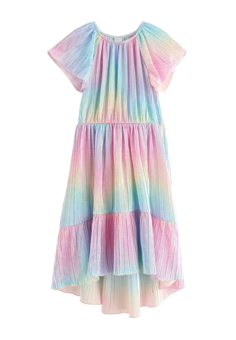 Плиссе - коктейльное платье / вечернее платье Lindex, Light Pink — фото 4