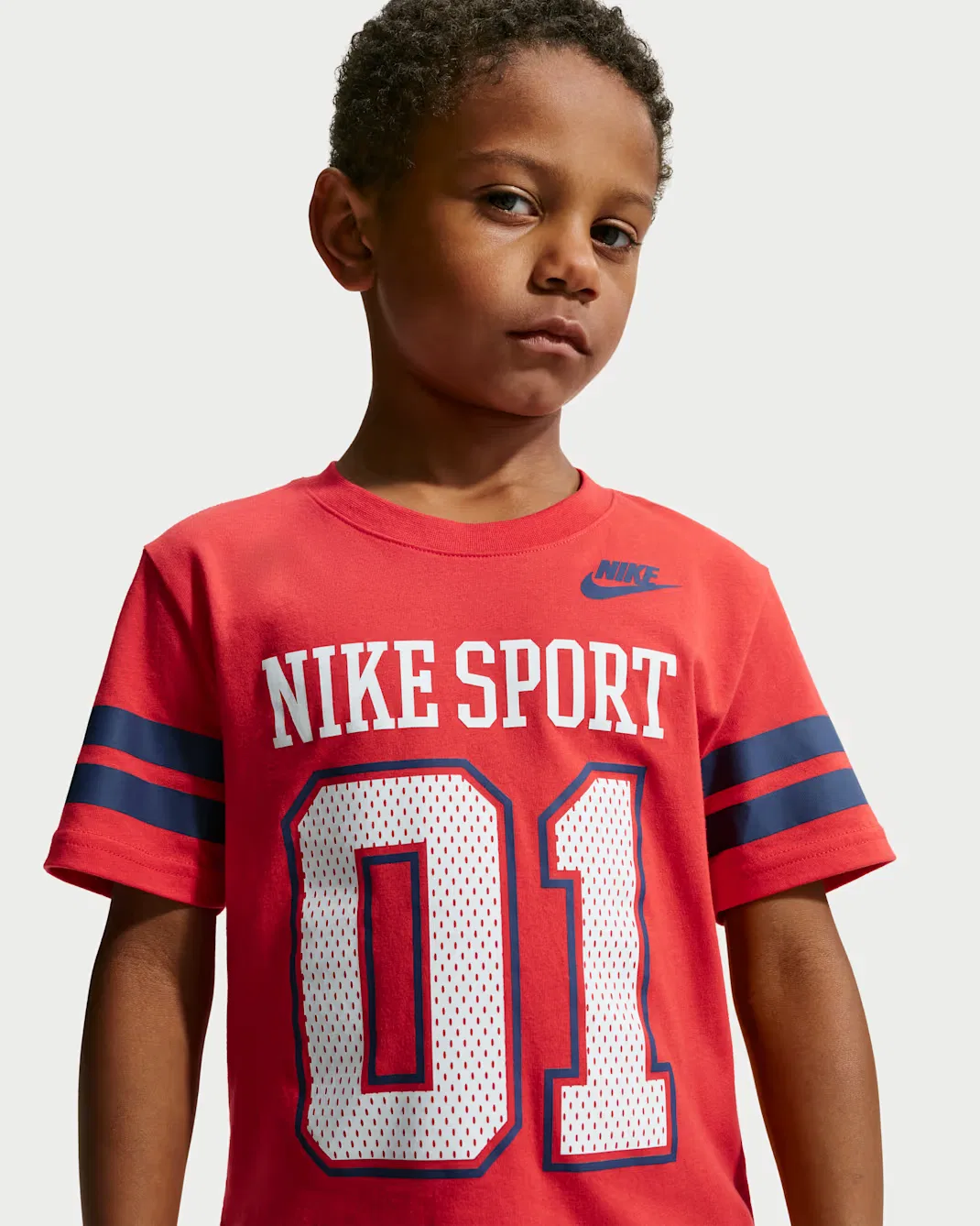 Детская футболка для перерыва матча Nike, University Red — фото 3