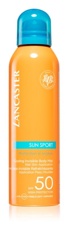

Охлаждающий солнцезащитный туман SPF 50 Lancaster Sun Sport Cooling Invisible Body Mist