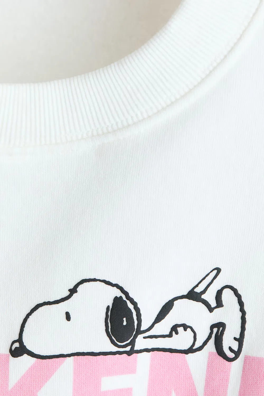 Толстовка с принтом и мягкой внутренней стороной H&M, Cremefarben/Snoopy — фото 2