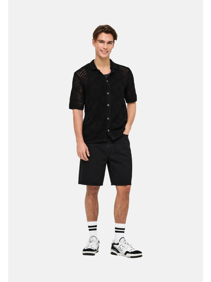 

Рубашка Only&Sons, черный