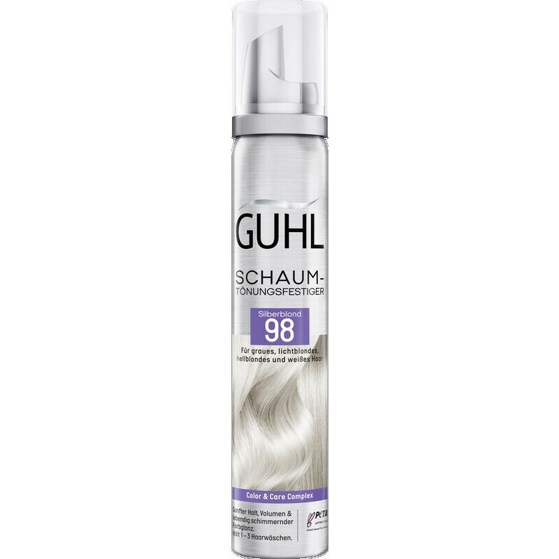 

Пенный оттенок 98 серебристый блондин Guhl, 100 ml