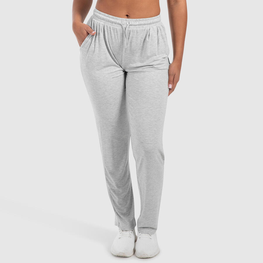 

SMILODOX Женские спортивные брюки Brielle Modal серые меланжевые