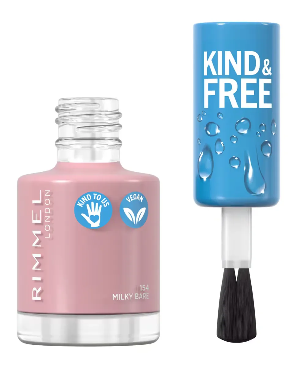Лак для ногтей Kind & Free Rimmel, 154 Milky Bare — фото 4