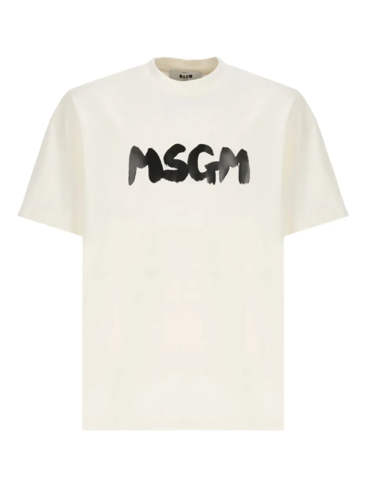 

Футболка с логотипом Brushstroke.-print MSGM, нейтральный