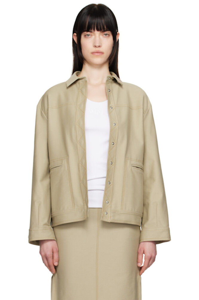 

Коричневый лепре куртка MM by Max Mara