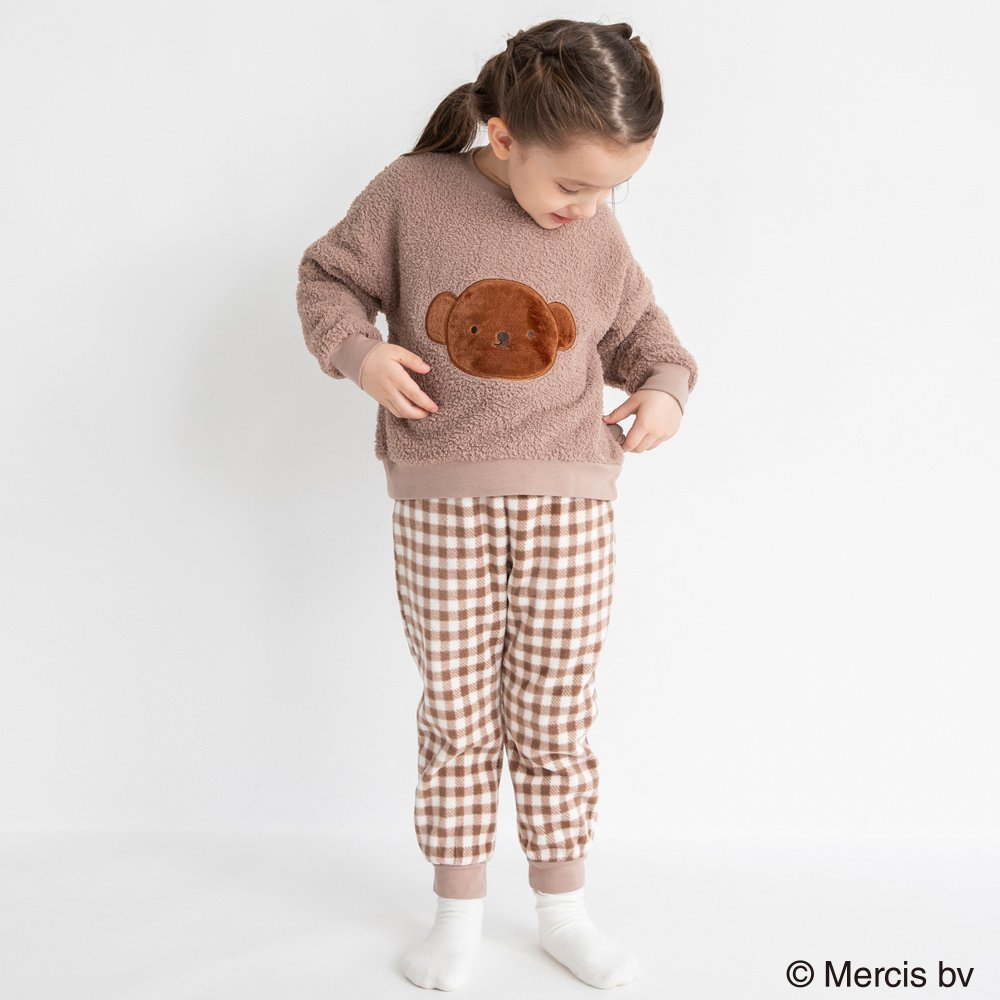 Пушистая домашняя одежда Branshes, brown — фото 4