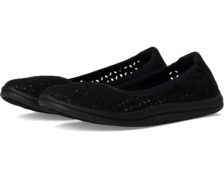 Балетки Clarks Breeze Roam, цвет Black/Black Textile