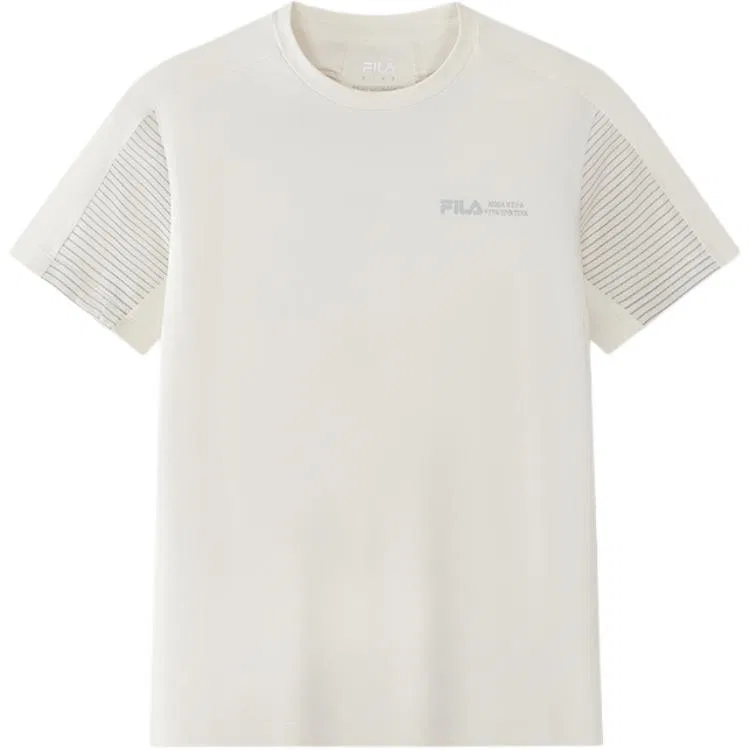 Футболка с круглым вырезом Moderate FILA KIDS, Vanilla White