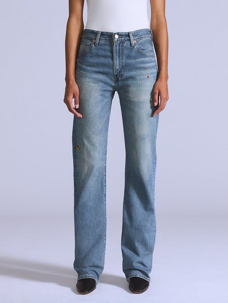 Прямые джинсы BLUETAB PLANK. Сделано в Японии Levi's, Medium Indigo - Worn In