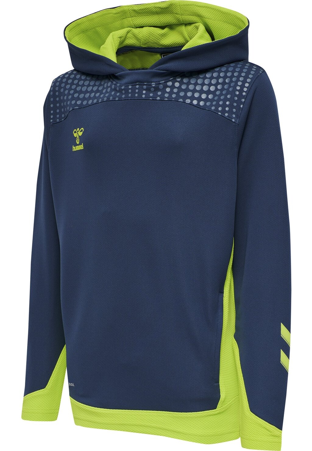 Толстовка LEAD POLY HOODIE KIDS Hummel, цвет dark denim — фото 3