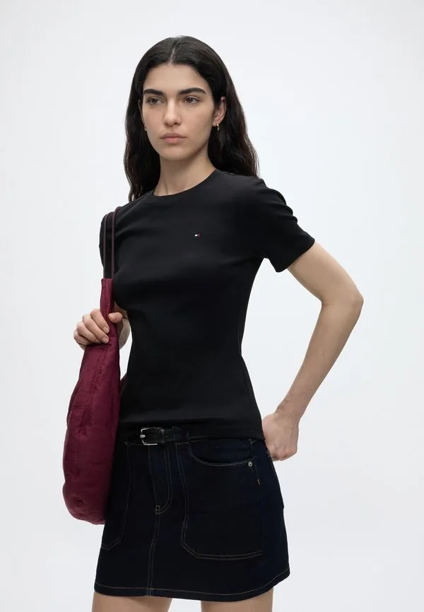 Базовая футболка коди Tommy Hilfiger, Black — фото 4