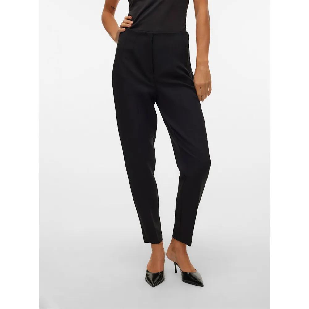 

Брюки Vero Moda Lina Tapered high waist, черный