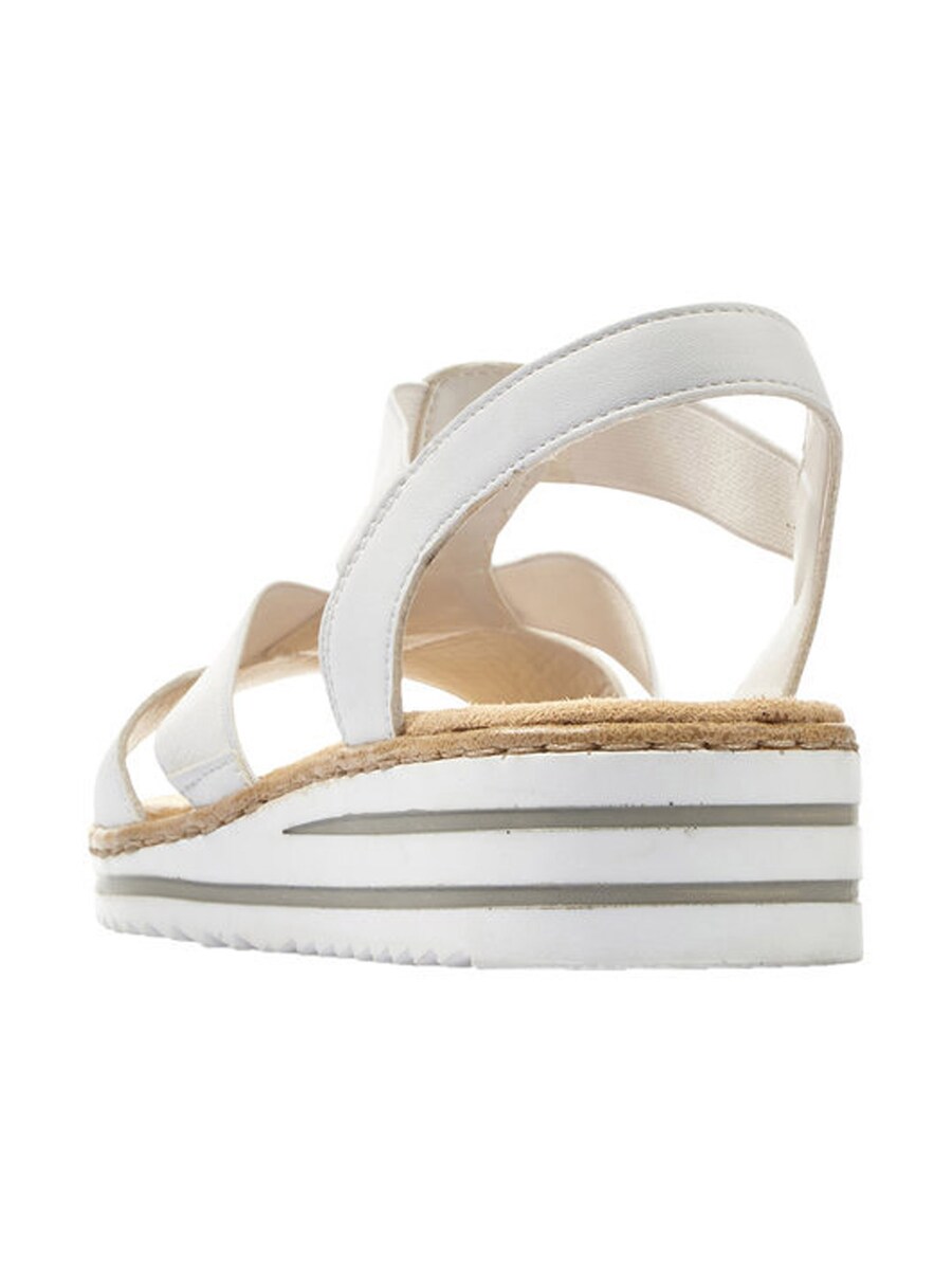 Босоножки на высоком каблуке Rieker Sandals, натуральный белый — фото 4