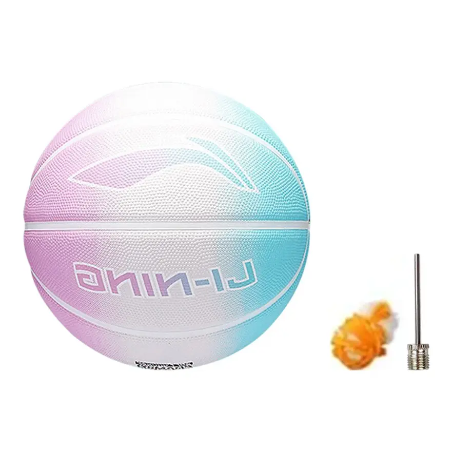 

Li-Ning LiNing резиновый баскетбольный мяч Blue Pink размер 5 7 тренировочный унисекс Китай