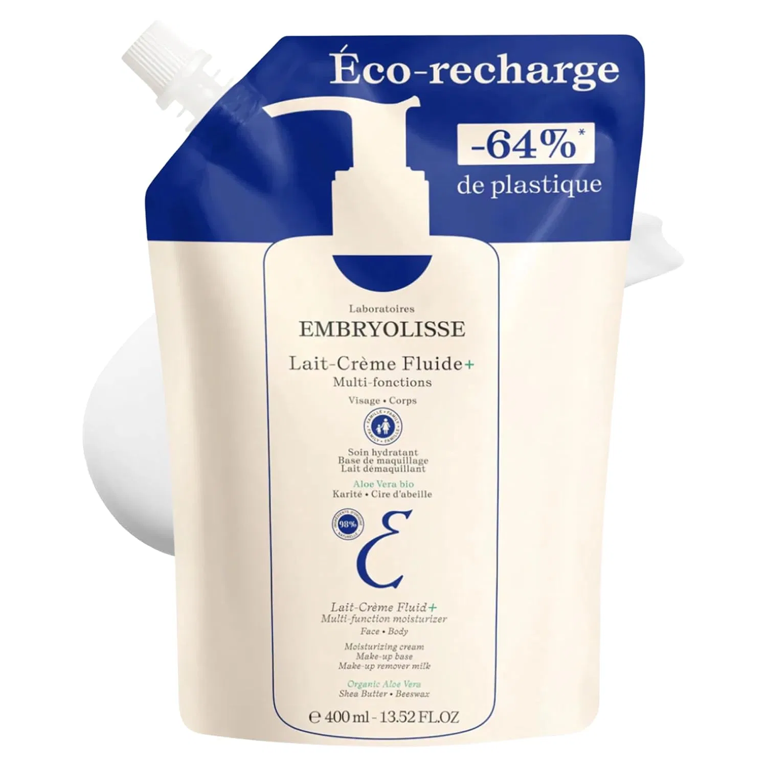 Увлажняющий крем Embryolisse Lait Creme Fluide+ Eco-Recharge 400 мл Embryolisse