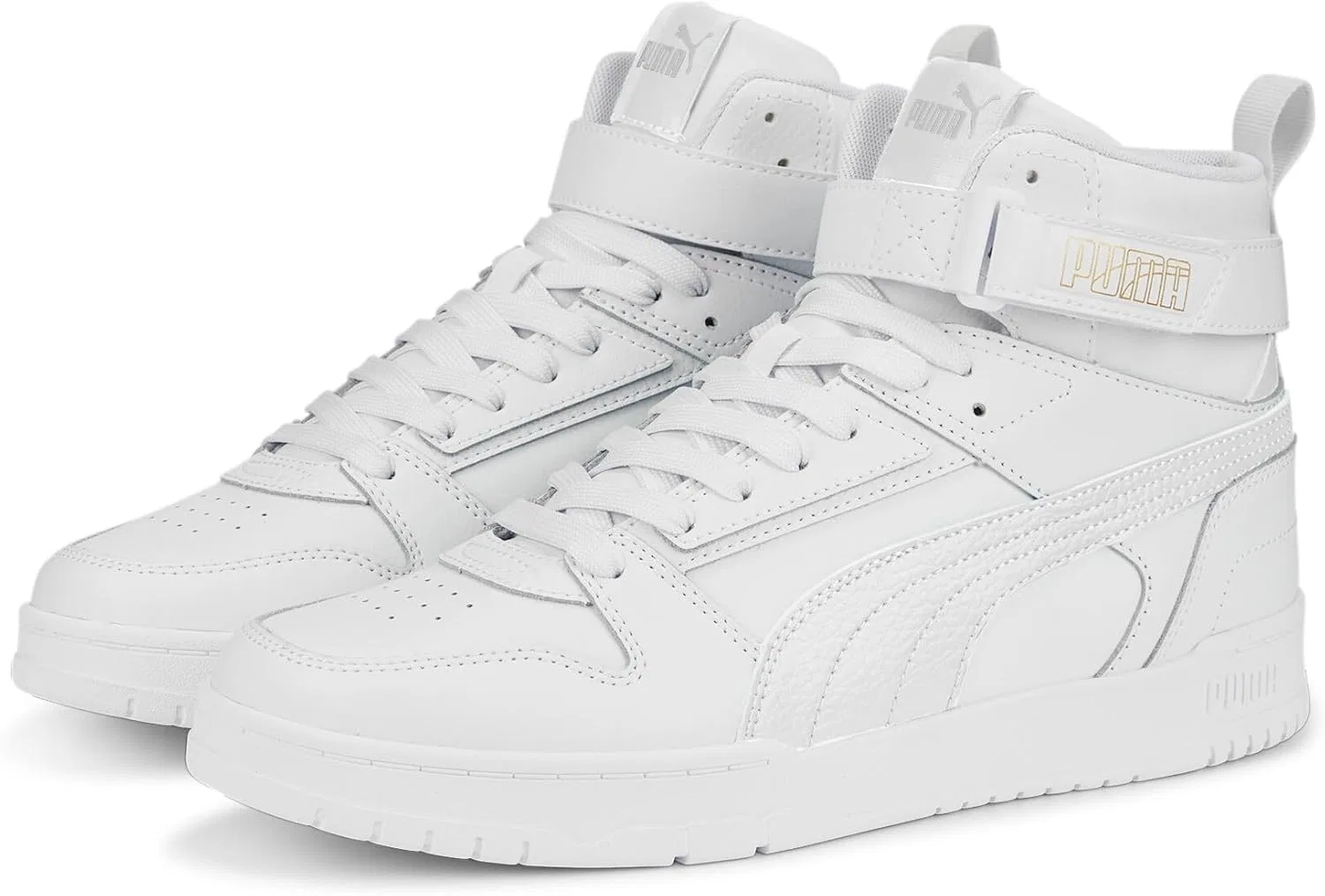 Кроссовки Puma Unisex Rbd Game WtrSneaker, Puma White Puma White Puma Team Gold — фото 2